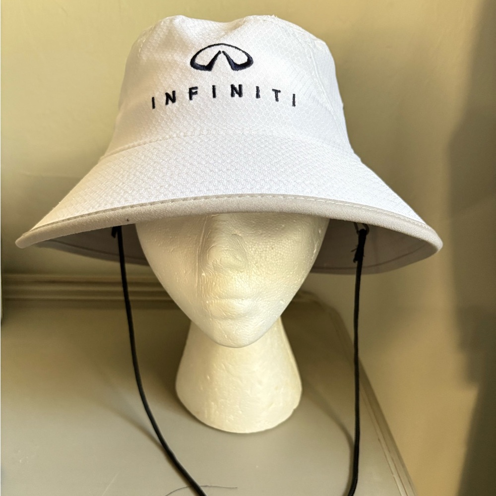 New Era White Bucket Hat